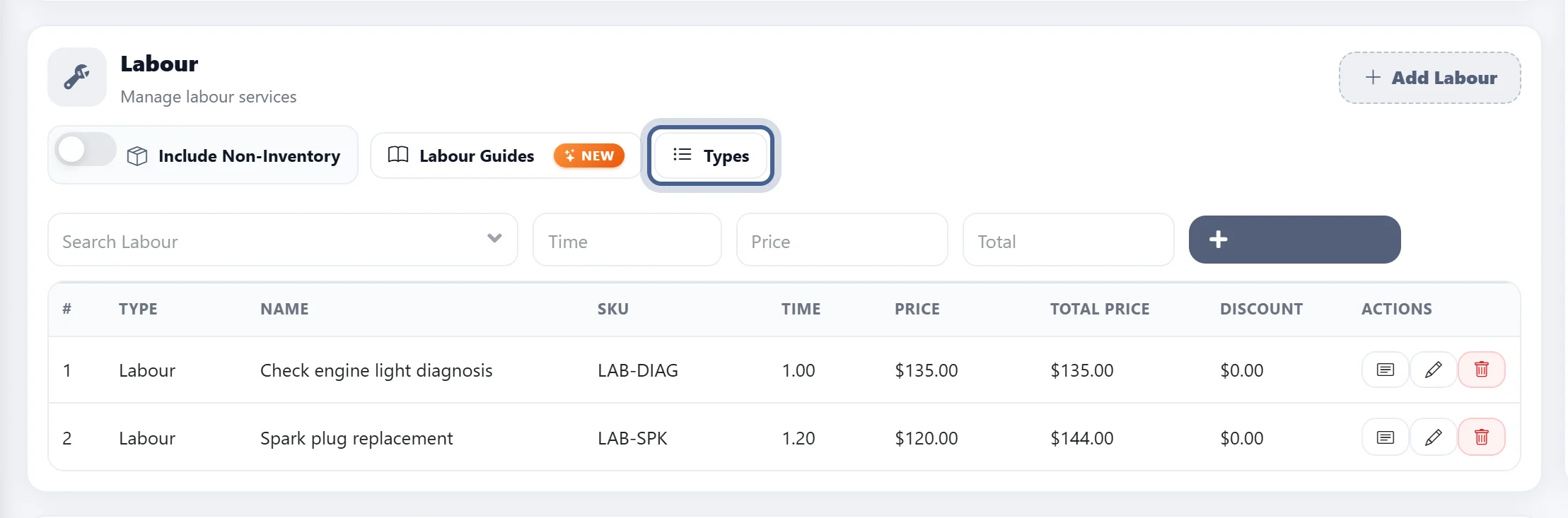 Labor Rate Setup – Step-by-Step Guide: Step 3 — AutoSoftWay screenshot