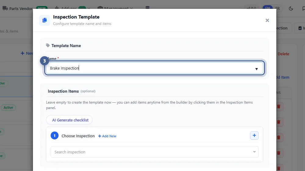 Step 3: Create the template
