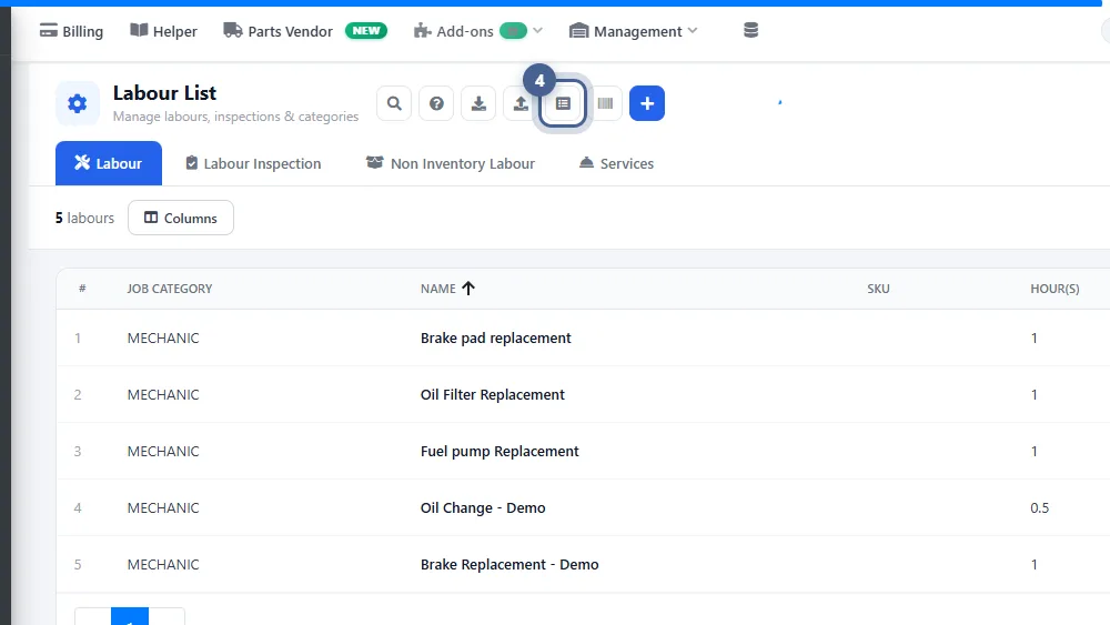 Step 4: Create a job category (first time only)