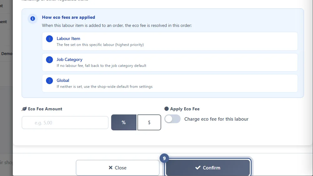 Step 9: Confirm
