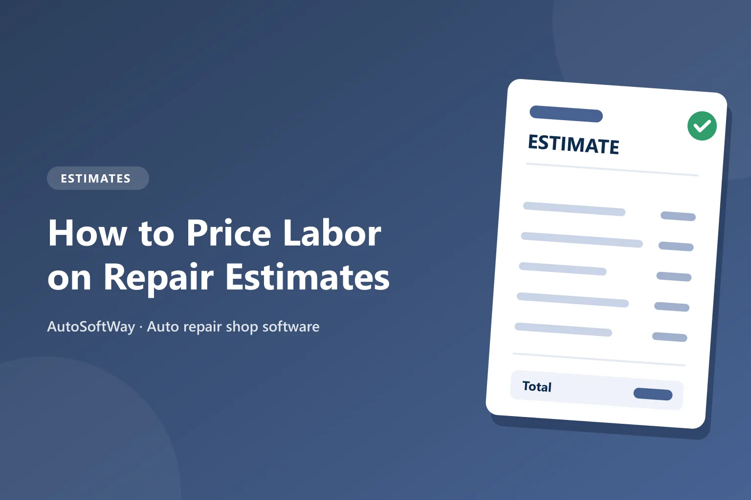 How to Price Labor on Repair Estimates
