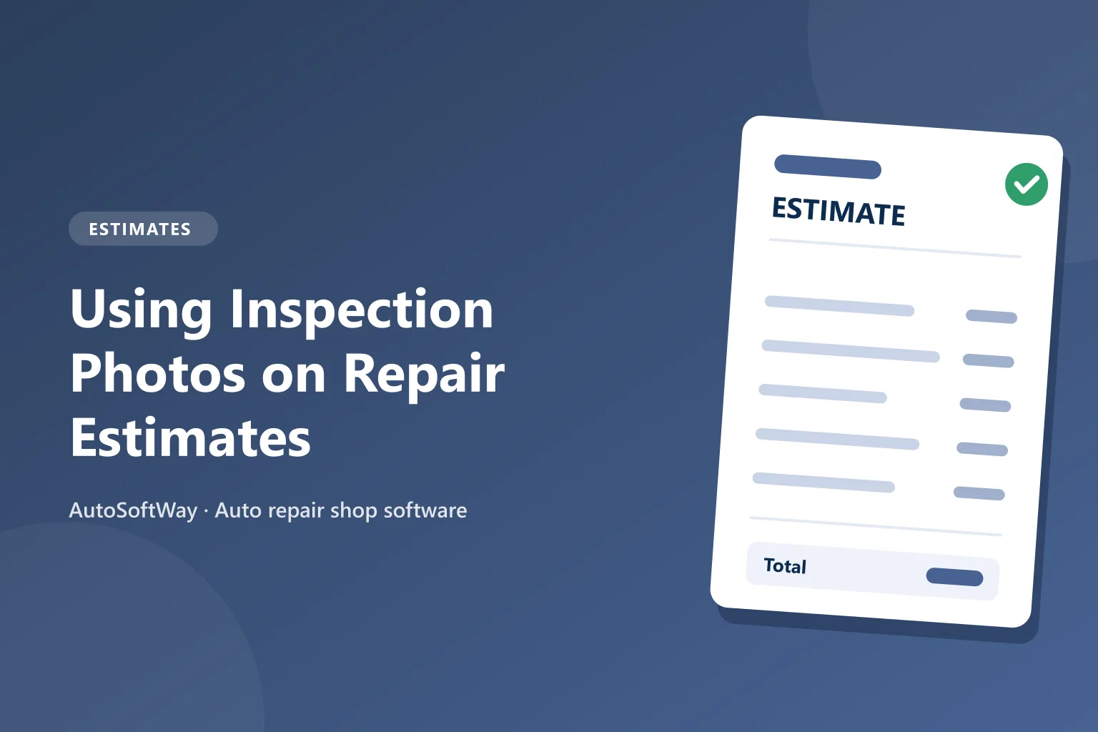 Using Inspection Photos on Repair Estimates