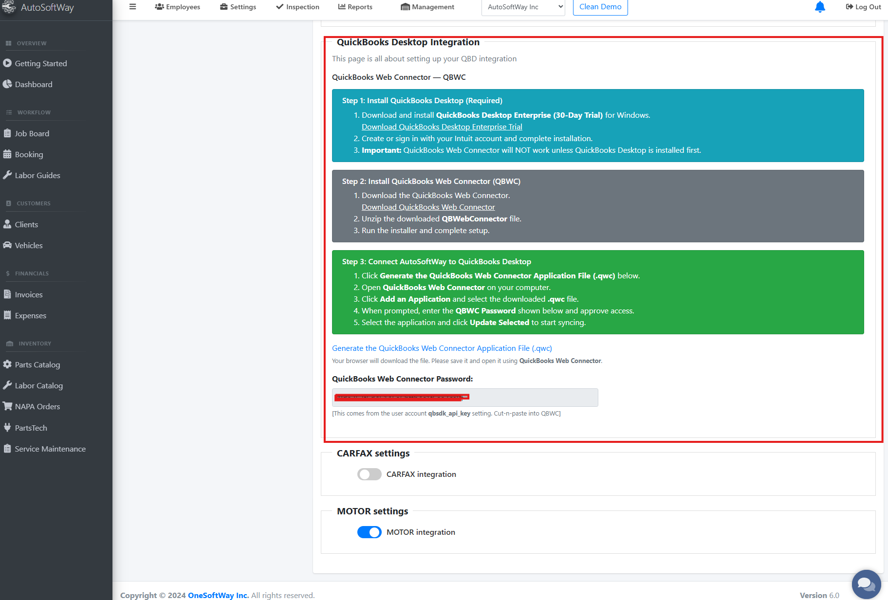 Quickbooks Desktop Integration QuickBooks Desktop Integration for Auto Repair | AutoSoftWay